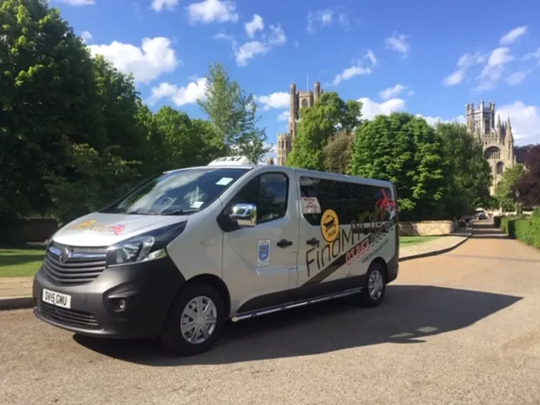 Find My Cab minibus near Ely Cathedral